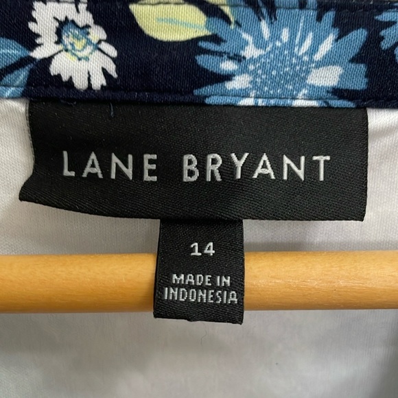 LANE BRYANT floral navy midi dress.  14 - Picture 10 of 10